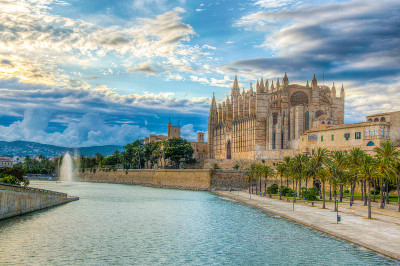 西班牙马略卡的Catedral de Mallorca