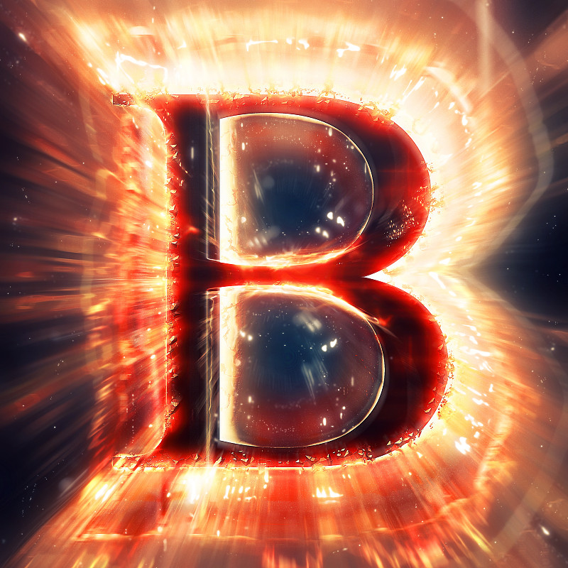 红灯字母B