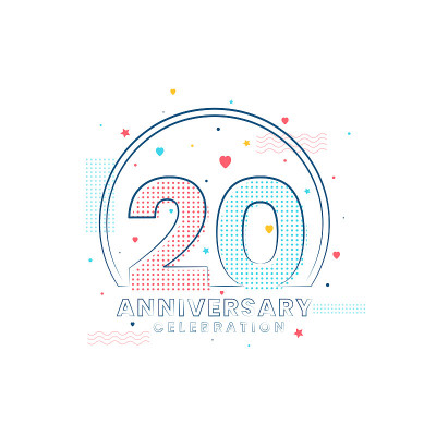 20周年庆典，现代20周年设计