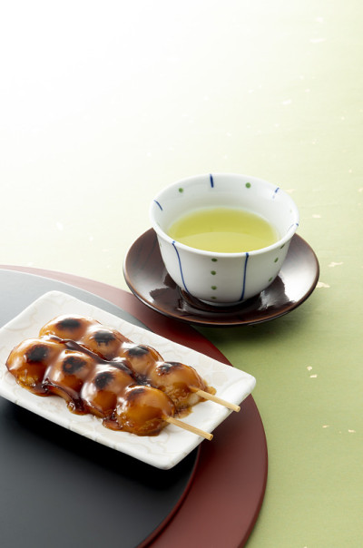 日本茶和日本糖果