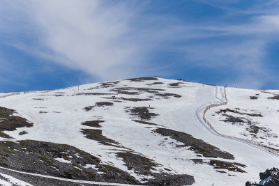 的雪山