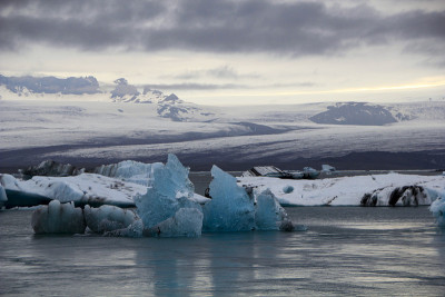 Jökulsárlón冰川湖，Vatnajökull冰岛国家公园