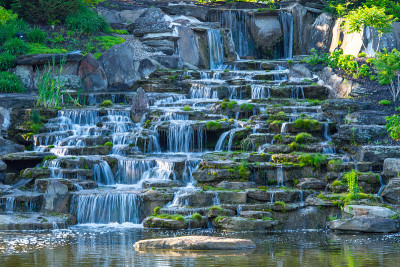 Waterfall-Britton Falls-Fishers印第安纳州