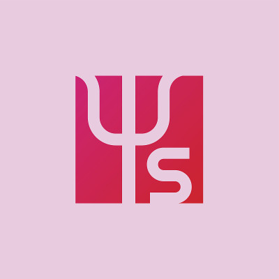 心理学首字母S图标设计