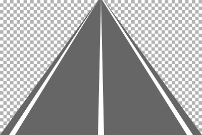 路，铺着沥青的街道。直公路、汽车运输高速公路。矢量图