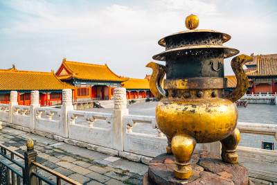 紫禁城，中国北京的历史建筑
