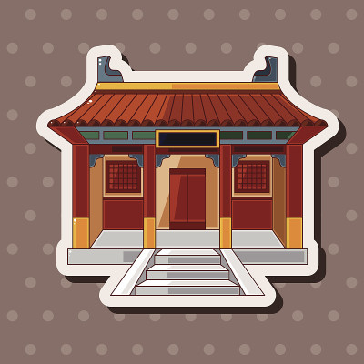 中国建筑主题元素