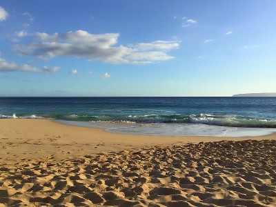 黄昏时分的“Makena Big Beach”
