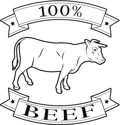 牛肉100%标签