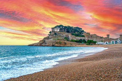 Tossa de Mar，西班牙