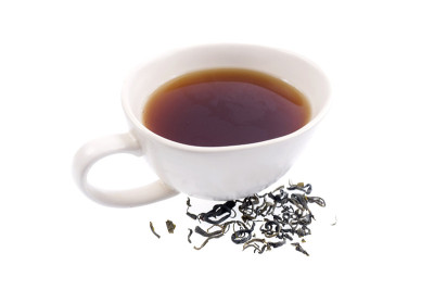 杯茶,孤立的,白色