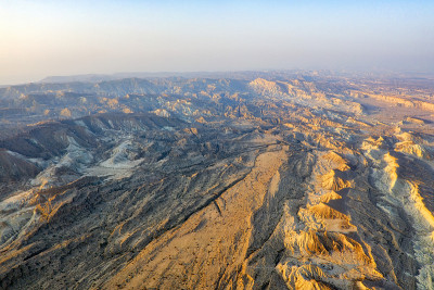 伊朗南部霍尔木兹海峡的Qeshm岛，摄于2019年1月，摄于hdr