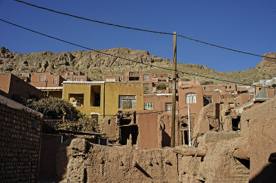 位于伊朗沙漠山村Abyaneh Isfahan的景观房屋