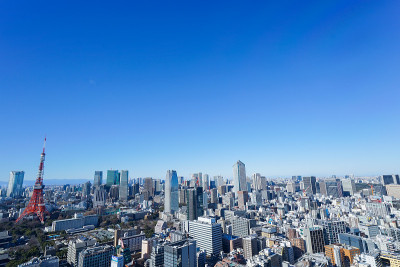 日本东京的全景