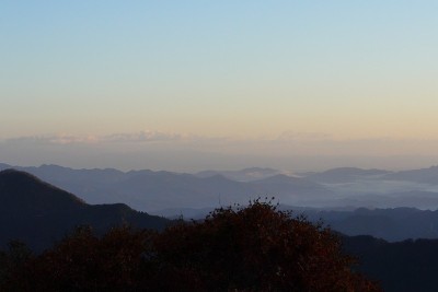 日本，秩父山顶风光