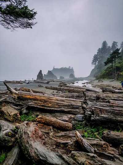 崎岖的海岸线红宝石海滩，地区