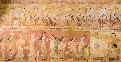 古代缅甸壁画