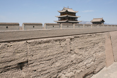 中国古代嘉峪关的长城