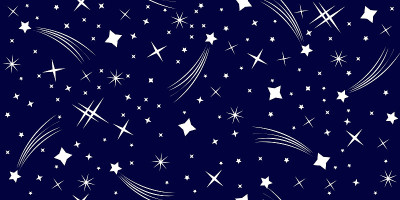 天衣无缝的图案，白色和深蓝色的星空