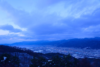 日本长野市须和市景