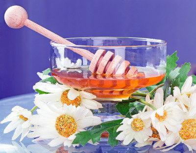 蜂蜜和鲜花