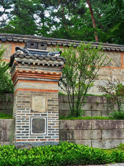 韩国古建筑，宫殿烟囱