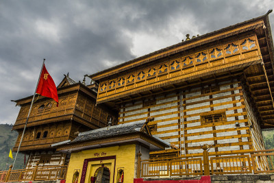 Shri Bhima Kali寺庙是萨拉罕的一座寺庙