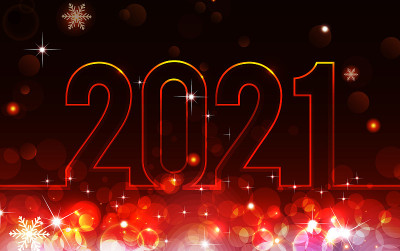 2021新年快乐背景