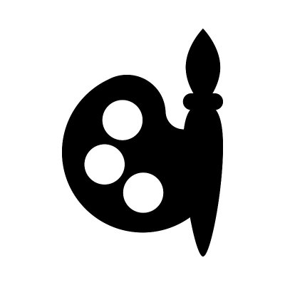 画家调色板图标