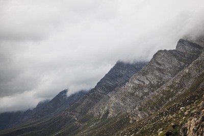 风景优美的克拉伦斯大道山，在戈登湾和克莱蒙德之间的西开普，南非