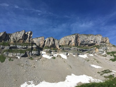奥地利的“Kleinwalsertal“中的“Ifen