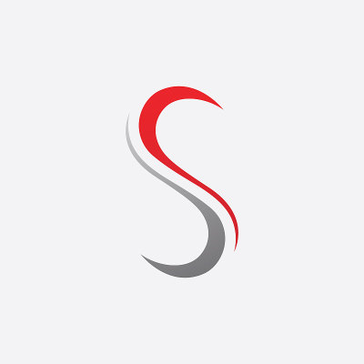 S字母标识，矢量标识模板设计
