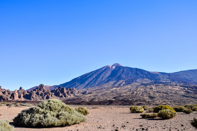 泰德火山国家公园的沙漠景观