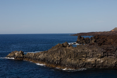 兰萨罗特岛的海岸景色