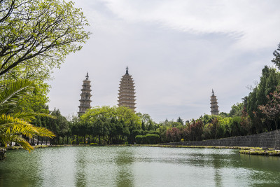 崇生寺风景，云南，中国