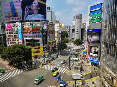 东京涩谷十字路口