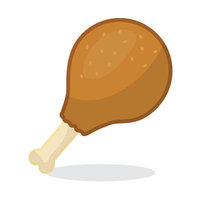炸鸡腿大腿食品