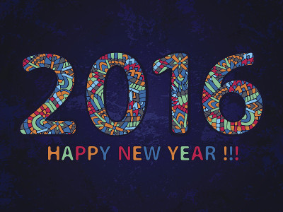 新年2016猴蓝