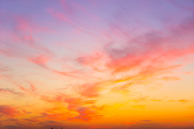 日落的天空背景
