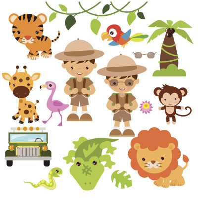 Safari矢量图