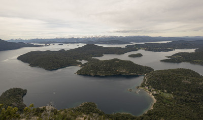 Nahuel Huapi 国家公园，巴里洛切，巴塔哥尼亚，阿根廷风景。