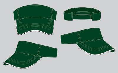 Sun Visor Cap for Template