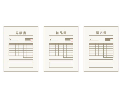 contracts, invoices, invoices, quotations. Vector 