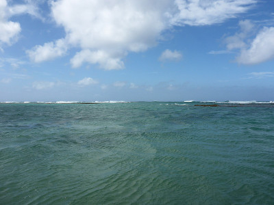 怀基基的海水直指太平洋