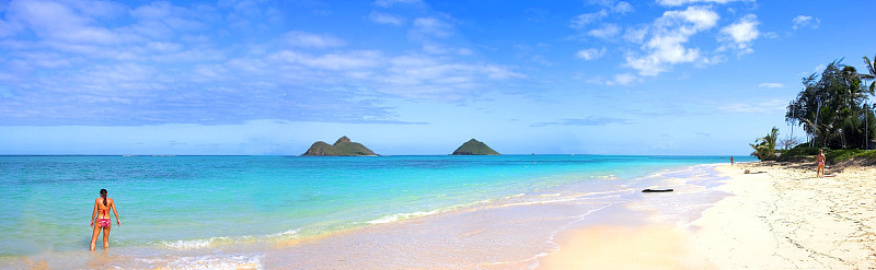夏天的海滩