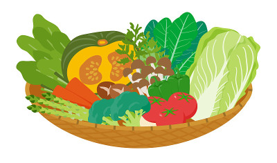 vegetables_on篮子