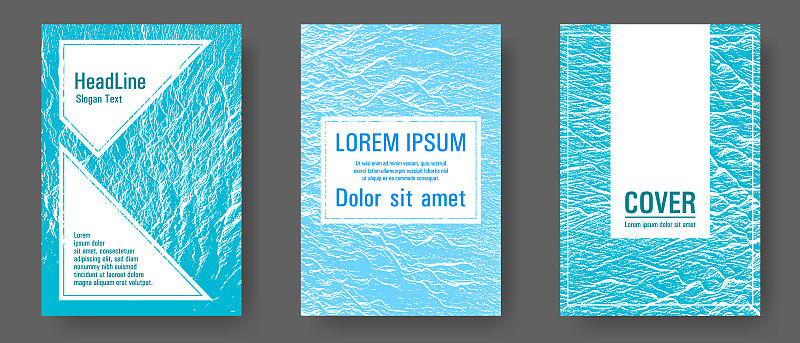 Catalog cover vector templates.