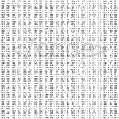 Binary code digital technology background. Compute