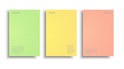 Brochure pastel halfton