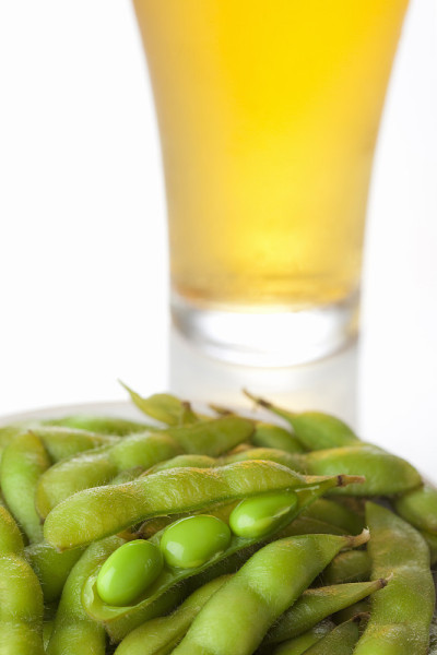 啤酒和毛豆